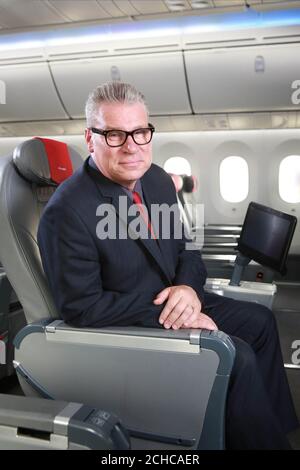 EMBARGOED TO 0001 THURSDAY SEPTEMBER 7 EDITORIAL USE ONLY Mark Kermode is announced as Gatwick Airport's first official film critic, at the airport in West Sussex.