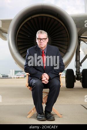 EDITORIAL USE ONLY Mark Kermode is announced as Gatwick Airport's first official film critic, at the airport in West Sussex.