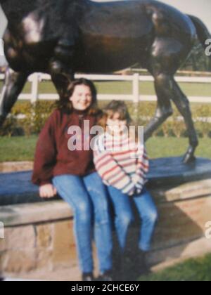 BEST QUALITY AVAILABLE Family undated collect photo of Mary-Ann Leneghan (in stripy jumper) with half sister Fay. See PA Story COURTS MaryAnn. PRESS ASSOCIATION Photo. Photo credit should read:/PA. Stock Photo