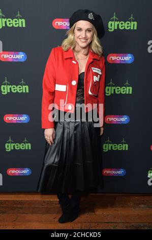 Ashley Roberts arrives at Proud Camden to see noughties boyband 'Blue' perform on stage as they are renamed 'Green', to officially mark the launch of the 'Go Green' tariff by energy provider npower, London. Stock Photo