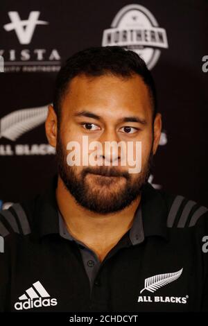 Rugby Union - New Zealand Team Announcement Press Conference - Stadio Olimpico, Rome, Italy - November 22, 2018   New Zealand's Patrick Tuipulotu during the press conference   REUTERS/Alessandro Bianchi