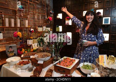 Melissa Hemsley attends the Miller Harris shop launch at Coal Drops Yard London Stock Photo