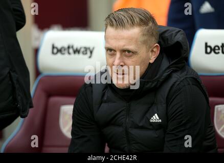 Birmingham City manager Garry Monk before the Emirates FA Cup, third round match at London Stadium. Stock Photo