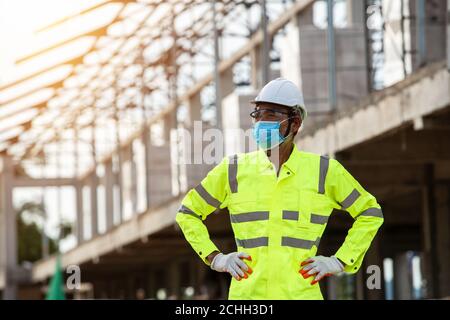 Supervisor engineering in the uniform Stock Photo