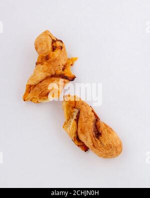 Hand made Cheese straws are a traditional food of England and the Southern United States. Stock Photo
