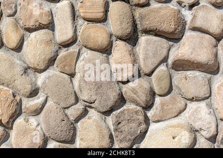 Stone paving stones as an background. Stock Photo
