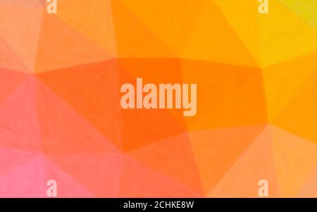 Useful abstract illustration of pink, orange, yellow and purple Watercolor on coldpress paper paint. Good for your design. Stock Photo