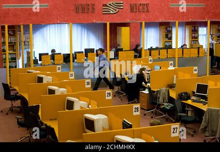 Moscow Interbank Currency Exchange MICEX Stock Photo Alamy