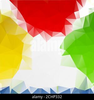 Colorful triangular Designs Abstract Low Poly Geometric Polygonal Background Vector Illustration Stock Vector