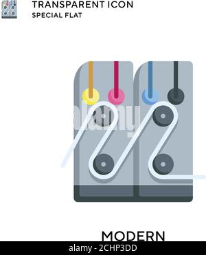 Modern vector icon. Flat style illustration. EPS 10 vector. Stock Vector