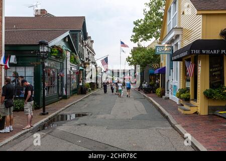 The Wharf Pub, Bowens Wharf, Newport, Rhode Island, USA Stock Photo