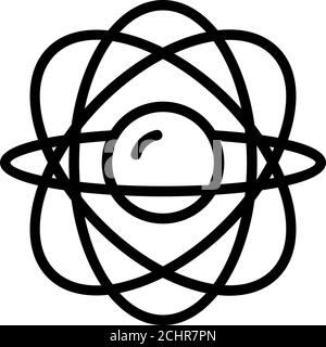 Gravity gyroscope icon, outline style Stock Vector