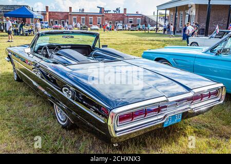 Fernandina Beach, FL / USA - September 22, 2018: 1966 Ford Thunderbird convertible at a car show at Fort Clinch in  Fernandina Beach, Florida near Jac Stock Photo