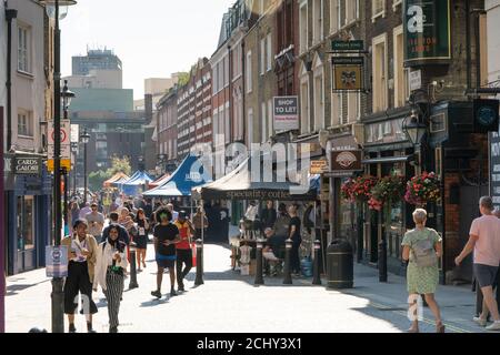 Street Market Strutton Ground Westminster London Stock Photo - Alamy