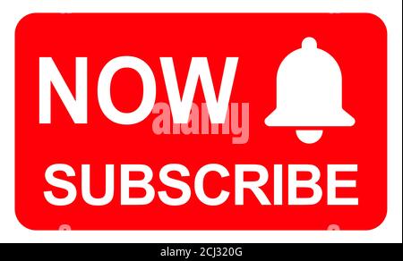 Subscribe web button, social media icon vector illustration, internet website symbol, isolated sign . Stock Vector