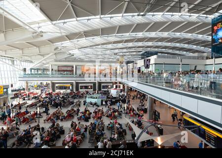 Heathrow Terminal 2, Heathrow Airport London. Main elevation landside ...