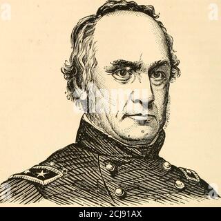 . Lloyd's battle history of the great rebellion : complete, from the capture of Fort Sumter, April 14, 1861, to the capture of Jefferson Davis, May 10, 1865, embracing General Howard's tribute to the volunteer ... and a general review of the war for the union . HENRY WAGER HALLECK, Senior Major-General in the Army of the United States, born in West-ern, Oneida Co., New York, in 1816. He was educated at Union Oollege(where he spent one year), and West Point, where he entered in 1835, andgraduated in 1839, ranking third in his class, which consisted of thirty-onemembers. He was appointed 2d Lieu Stock Photo