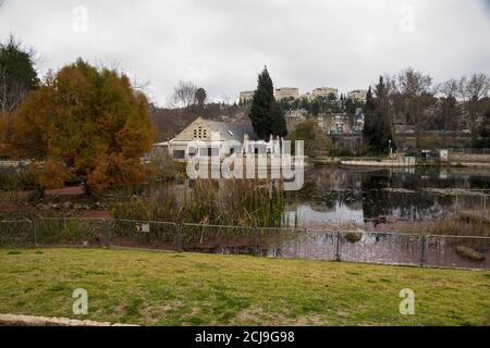 The Jerusalem Botanical Gardens is a gem in the heart of Jerusalem. It serves as an education, learning and research center, holds a diverse collectio Stock Photo