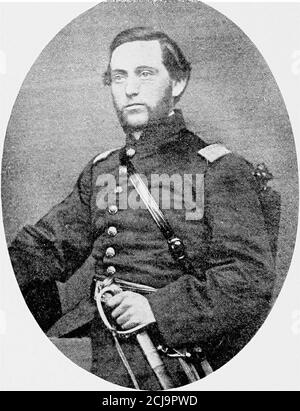 . History of the Twelfth Regiment, Rhode Island Volunteers, in the Civil War, 1862-1863 . rave and skillful general, who has so long been iden-tified with your organization, and who is now to command you,your full and cordial support and co-operation, and you will de-serve success. In taking an affectionate leave of the entire army from whichhe separates with so much regret, he may be pardoned if he bidsan especial farewell to his long-tried associates of the NinthCorps. His prayers are that God may be with you, and grantyou continual success until the rebellion is crushed. By command of Major Stock Photo