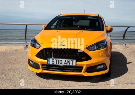 Ford Focus ST. Blackpool Ford Day 2016. Stock Photo