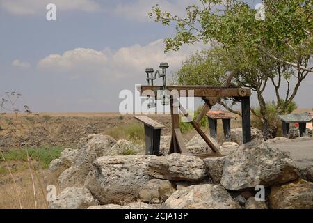 Gamla Second Temple period, ancient Jewish city on the Golan Heights, Israel Stock Photo