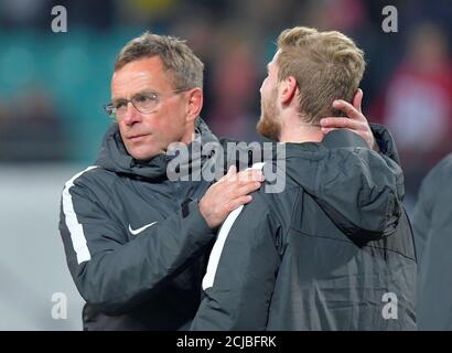 Soccer Football - DFB Cup Second Round - RB Leipzig v TSG 1899 Hoffenheim - Red Bull Arena, Leipzig, Germany - October 31, 2018  RB Leipzig coach Ralf Rangnick after the match         REUTERS/Matthias Rietschel  DFL regulations prohibit any use of photographs as image sequences and/or quasi-video