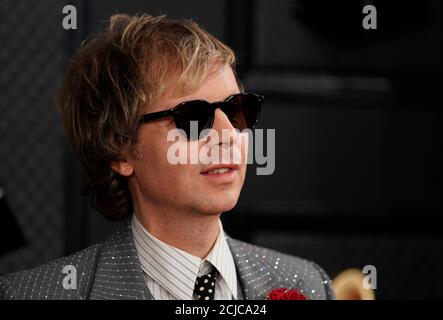 62nd Grammy Awards – Arrivals – Los Angeles, California, U.S., January 26, 2020 – Beck. REUTERS/Mike Blake