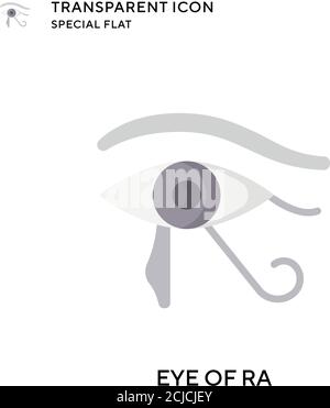 Eye of ra vector icon. Flat style illustration. EPS 10 vector. Stock Vector
