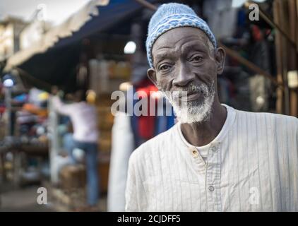 A man in Marché Sandaga, Dakar, Senegal Stock Photo