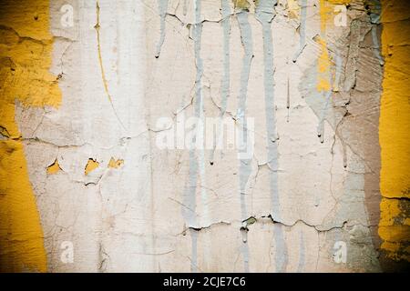 Closeup shot of a half-painted wall Stock Photo