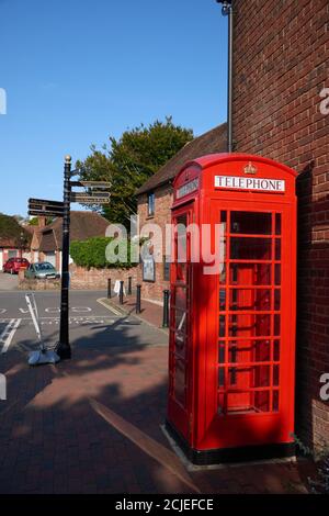 Petworth West Sussex.  Pretty West Sussex town with beautiful antique shops and amazing historical buildings Stock Photo