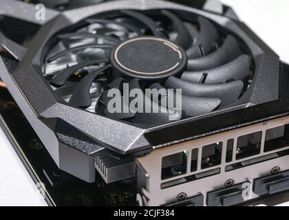 black computer video graphics card cooler electronic device Stock Photo