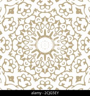 Oriental Seamless Vector Pattern - Repeating ornament for textile, wraping paper, fashion etc. Stock Vector