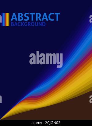 Abstract template of cover for catalog or poster for presentation. Creative vector graphic layout Stock Vector