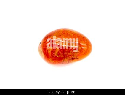 Agate gemstone isolated on white background Stock Photo