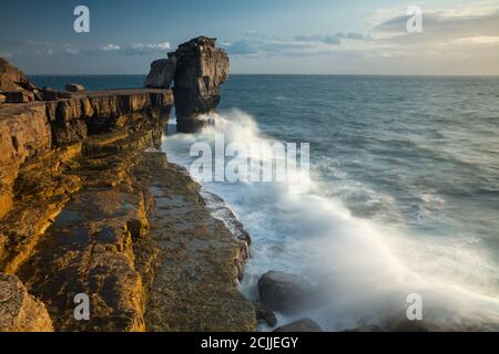 Pulpit Rock, Portland Bill, Jurassic Coast, Dorset, England, UK. Lee filters; polariser, 0.6 ND grad soft, 4x ND proglass