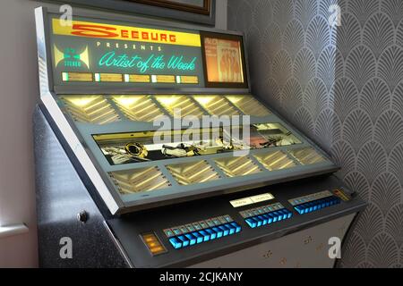 A 1964 American Seeburg Juke box Stock Photo