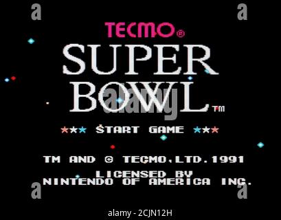 Tecmo superbowl hi-res stock photography and images - Alamy