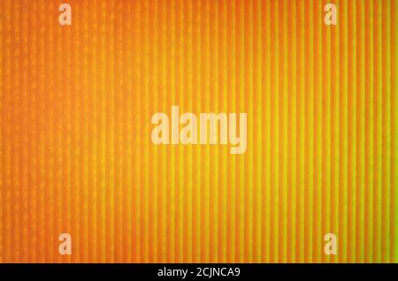 Orange green colored background with abstract pattern stripes and gradient. Stock Photo