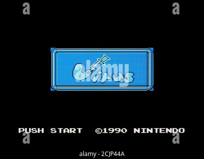 Virus - Nintendo Entertainment System - NES Videogame - Editorial use only Stock Photo