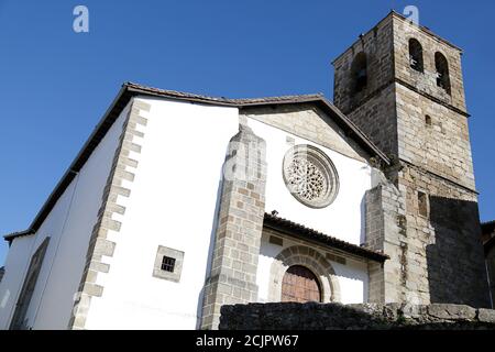 Church of Our lady of Assumption in Candelario, Salamanca, Spain Stock Photo