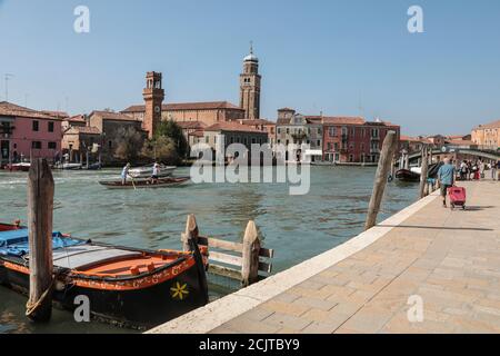 MURANO ISLAND, VENICE , ITALY Stock Photo