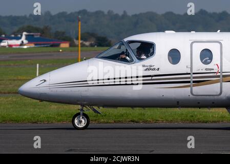 Cockpit Of Private Business Jet Stock Photo Alamy