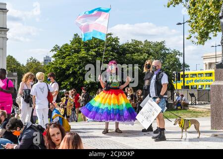 Second London Trans+ Pride Stock Photo