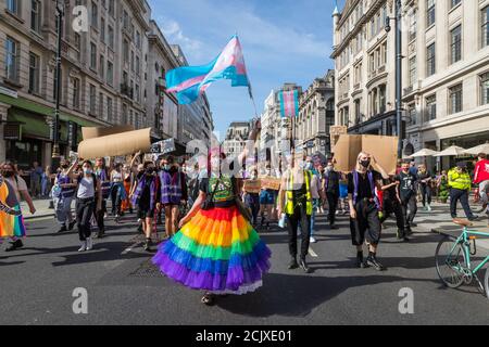 Second London Trans+ Pride Stock Photo