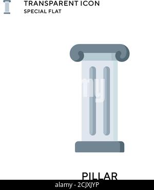 Ancient greek columns and pillars. Legal, attorney, law office icon ...