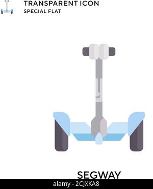 Segway vector icon. Flat style illustration. EPS 10 vector. Stock Vector