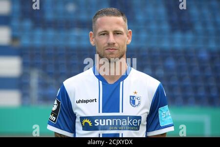 Magdeburg, Germany. 10th Sep, 2020. Football, 3rd league, Official photo shooting of the 1st FC Magdeburg Timo Perthel Credit: Ronny Hartmann/dpa-Zentralbild/dpa/Alamy Live News Stock Photo