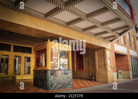 A beautiful and ornate theatre in downtown Knoxville, Tennessee Stock Photo