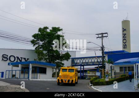 Manaus, Brazil. 15th Sep, 2020. Sony factory in the Industrial District of Manaus (AM), this Tuesday afternoon (15). Sony announced on Monday (14) that it will close its plant in Brazil from the first half of 2021. Credit: Sandro Pereira/FotoArena/Alamy Live News Stock Photo